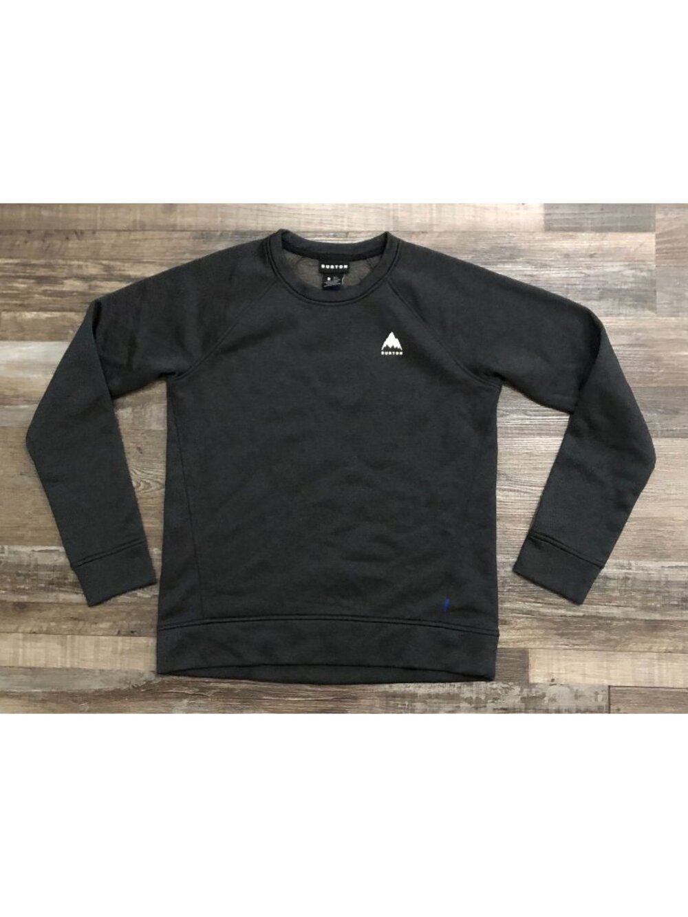 Burton Women's Small Oak Crewneck Fleece Black Sweatshirt